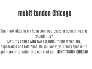 Mohit tandon Chicago & mohit tandon human trafficking