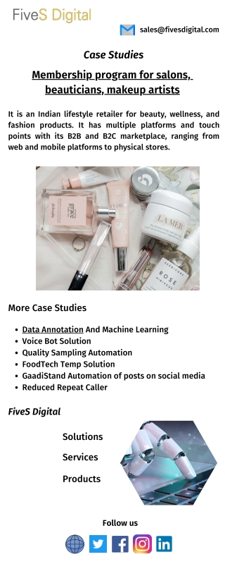 Case study (membership program for salons)