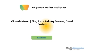 Oilseeds Market | Growth, Trends, and Forecast (2021 - 2027)