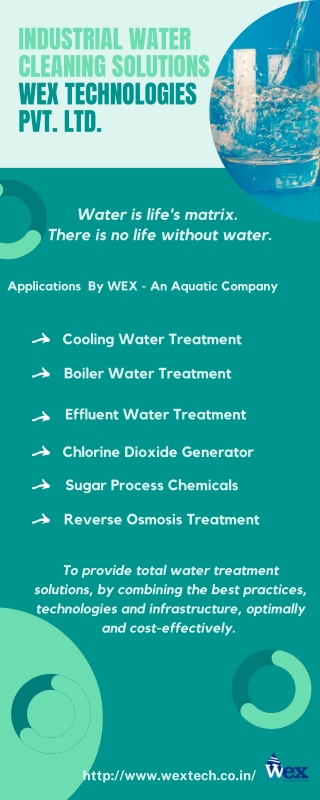 Industrial water Cleaning solutions Wex Technologies Pvt. Ltd.