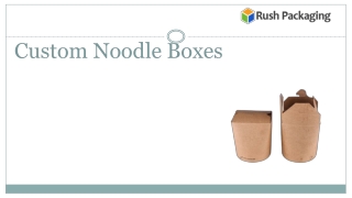 Custom Noodle Boxes Wholesale