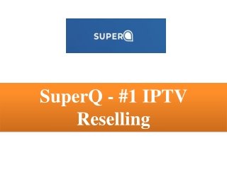 IPTV reseller business