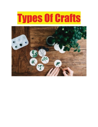 Types Of Crafts