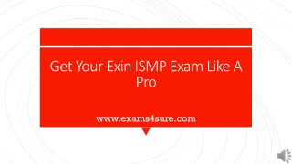 EXIN ISMP Questions Dumps 2021