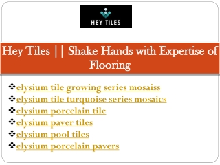 elysium tile growing series mosaiss