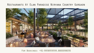 Elan Paradise Restaurant Space On 3rd Floor, Elan Paradise 3rd floor Restaurant