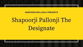 Shapoorji Pallonji The Designate Khar West Mumbai |Know Full Details Here