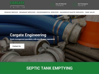 SEPTIC TANK EMPTYING - Cargate Engineering