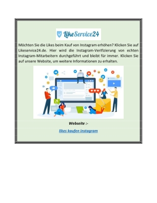 likes kaufen instagram | Likeservice24.de