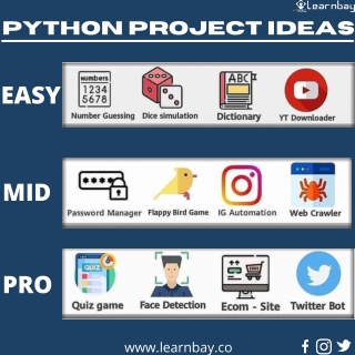 PYTHON PROJECT IDEAS