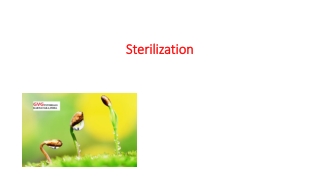 Sterilization