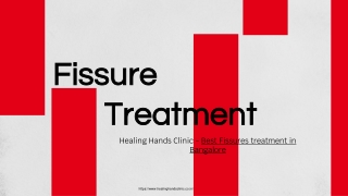 Fissure treatment in Bangalore