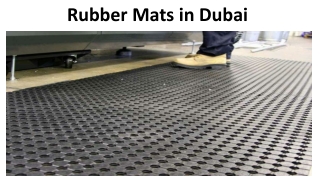 Rubber Mats in Dubai