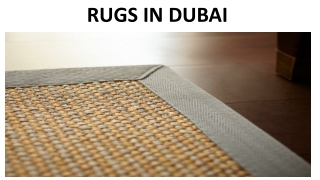 RUGS IN DUBAI