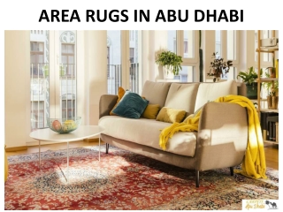 AREA RUGS IN ABU DHABI