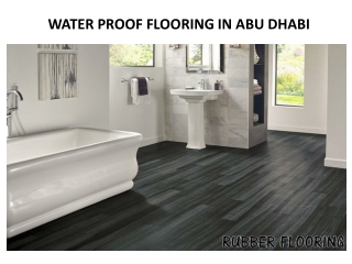 WATER PROOF FLOORING IN ABU DHABI