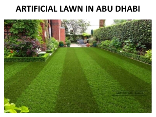 ARTIFICIAL LAWN IN ABU DHABI