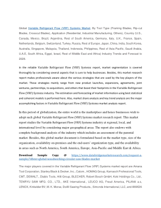 Variable Refrigerant Flow (VRF) Systems Market