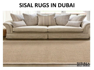 SISAL RUGS IN DUBAI