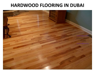 HARDWOOD FLOORING IN DUBAI