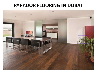 PARADOR FLOORING IN DUBAI
