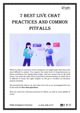 7 Best Live Chat Practices And Common Pitfalls