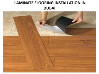 LAMINATE FLOORING INSTALLATION IN DUBAI