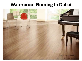 Waterproof Flooring In Dubai