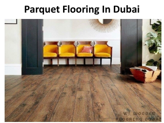 Parquet Flooring In Dubai