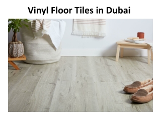 Vinyl Floor Tiles in Dubai