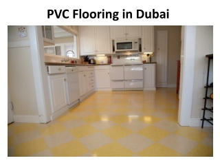 PVC Flooring in Dubai