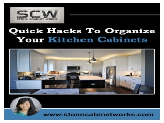 How to Organize Kitchen Cabinets - Stone Cabinet Works