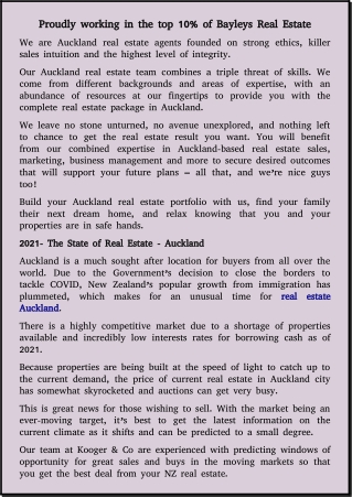 house property & real estate in Auckland