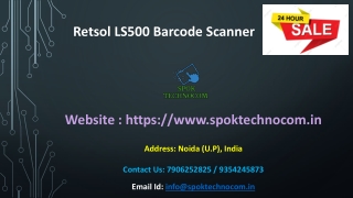 Buy Retsol LS500 Barcode Scanner from SPOK Technocom