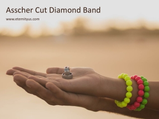 Premium Quality Asscher Cut Diamond Band