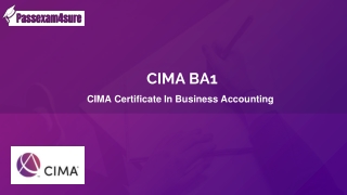 CIMA BA1 Practice Test Questions ~ Unique And The Most Challenging