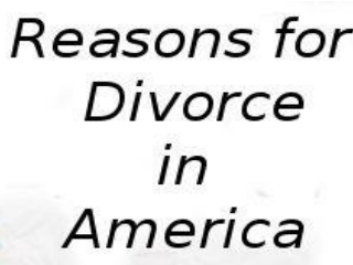 Reasons for Divorce in America