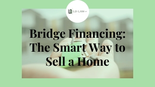 What is a Bridge Financing?