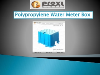 Grab this Polypropylene Water Meter Box