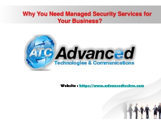 Managed security services - AdvancedTechCo