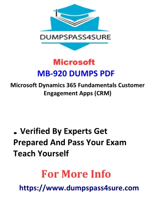 There is beyond a doubt the Pass4sure Microsoft PDF File Dumps and Microsoft Dyn