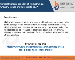 Clinical Microscopes Market