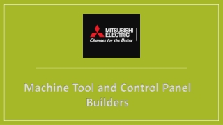 Machine Tool and Control Panel Builders