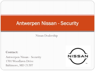 Antwerpen Nissan - Security
