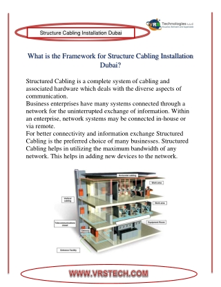 What is the Framework for Structure Cabling Installation Dubai?