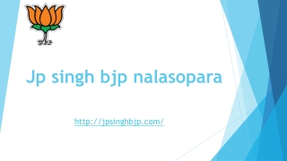 Jp singh bjp nalasopara