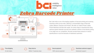 Zebra Barcode Printer