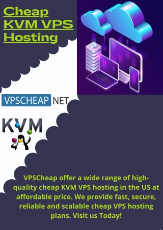 Cheap KVM VPS Hosting