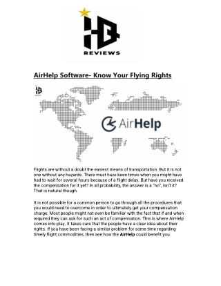AirHelp Software- Know Your Flying Rights