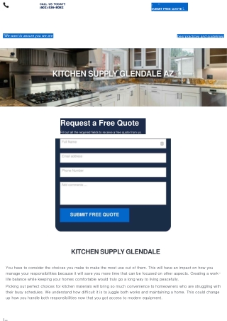 Kitchen Supply Glendale ppt